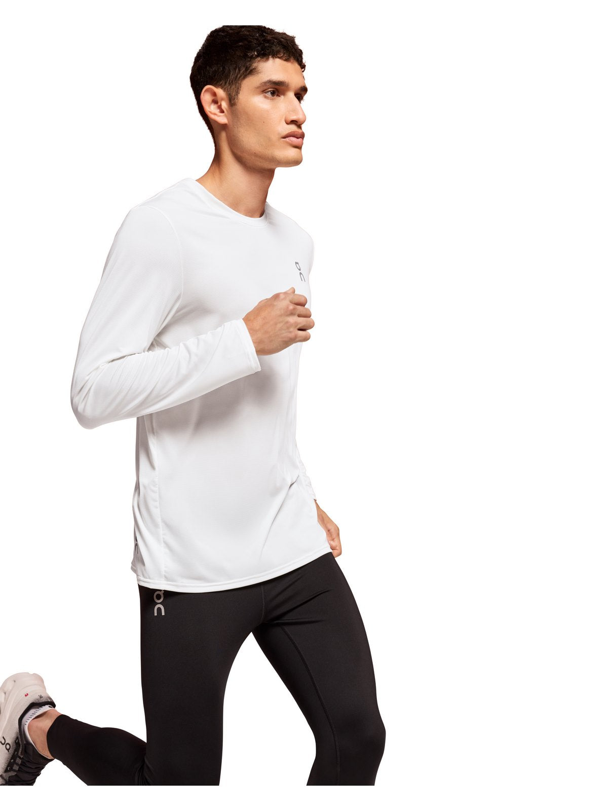 Koszulka do biegania ON RUNNING Core Long-T biały