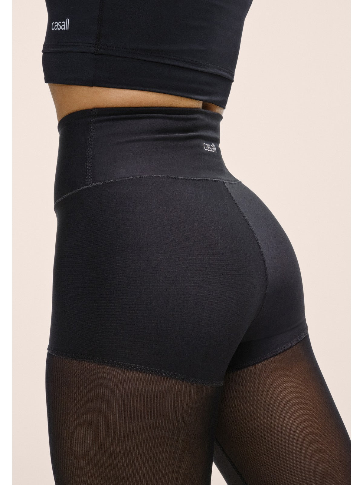 Legginsy damskie CASALL Power Mesh Studio Tights kolor czarny