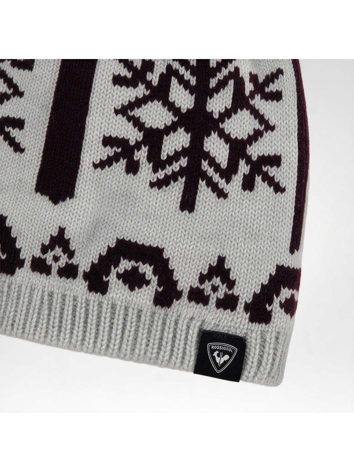 Czapka damska ROSSIGNOL W Snowdazzle Pompom Beanie szara
