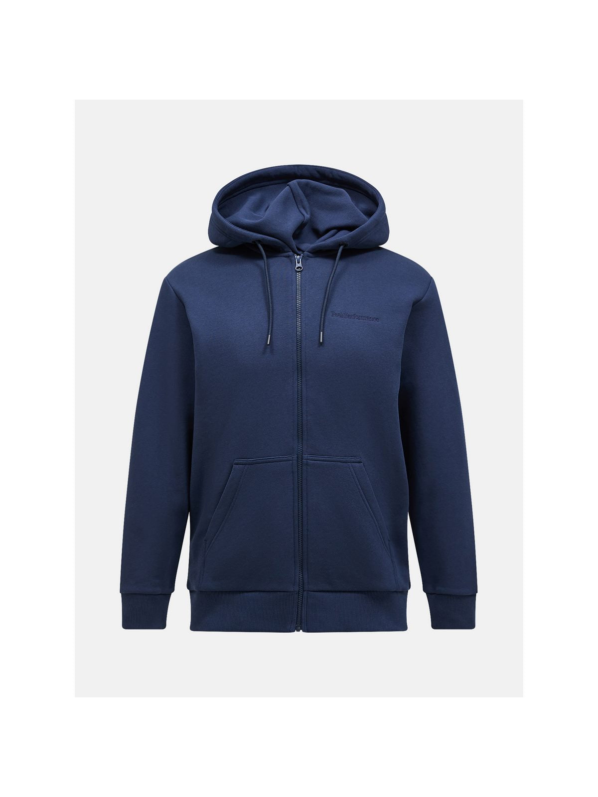 adventuresports bluza-peak-performance-m-original-small-logo-zip-niebieski-g79569010-2n3 front
