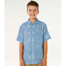 Koszula chłopięca RIP CURL Eternal Shred Ss Shirt-Boy niebieska

