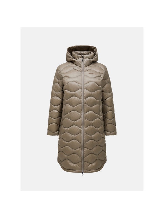 Płaszcz damski PEAK PERFORMANCE Helium Down Coat beżowy
