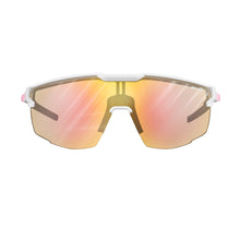 Okulary fotochromowe Julbo Ultimate - biały/różowy | Reactiv Light Amplifier cat 1-3 - L - Adventure Sports
