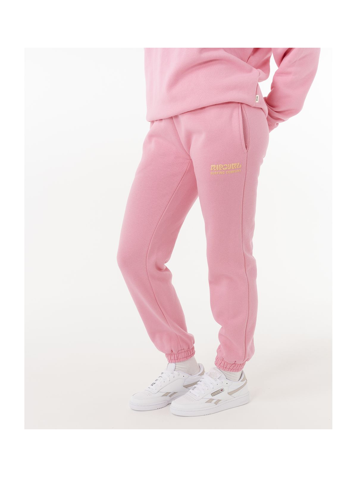 Spodnie RIP CURL SURF PUFF TRACK PANT różowe
