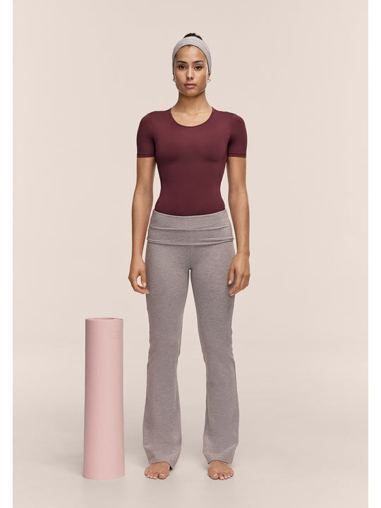 Body CASALL Studio Body Short Sleeve kolor bordowy
