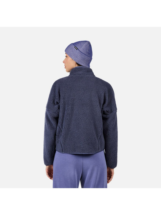Bluza damska ROSSIGNOL W ALLTRACK SNAP SHERPA JKT niebieska
