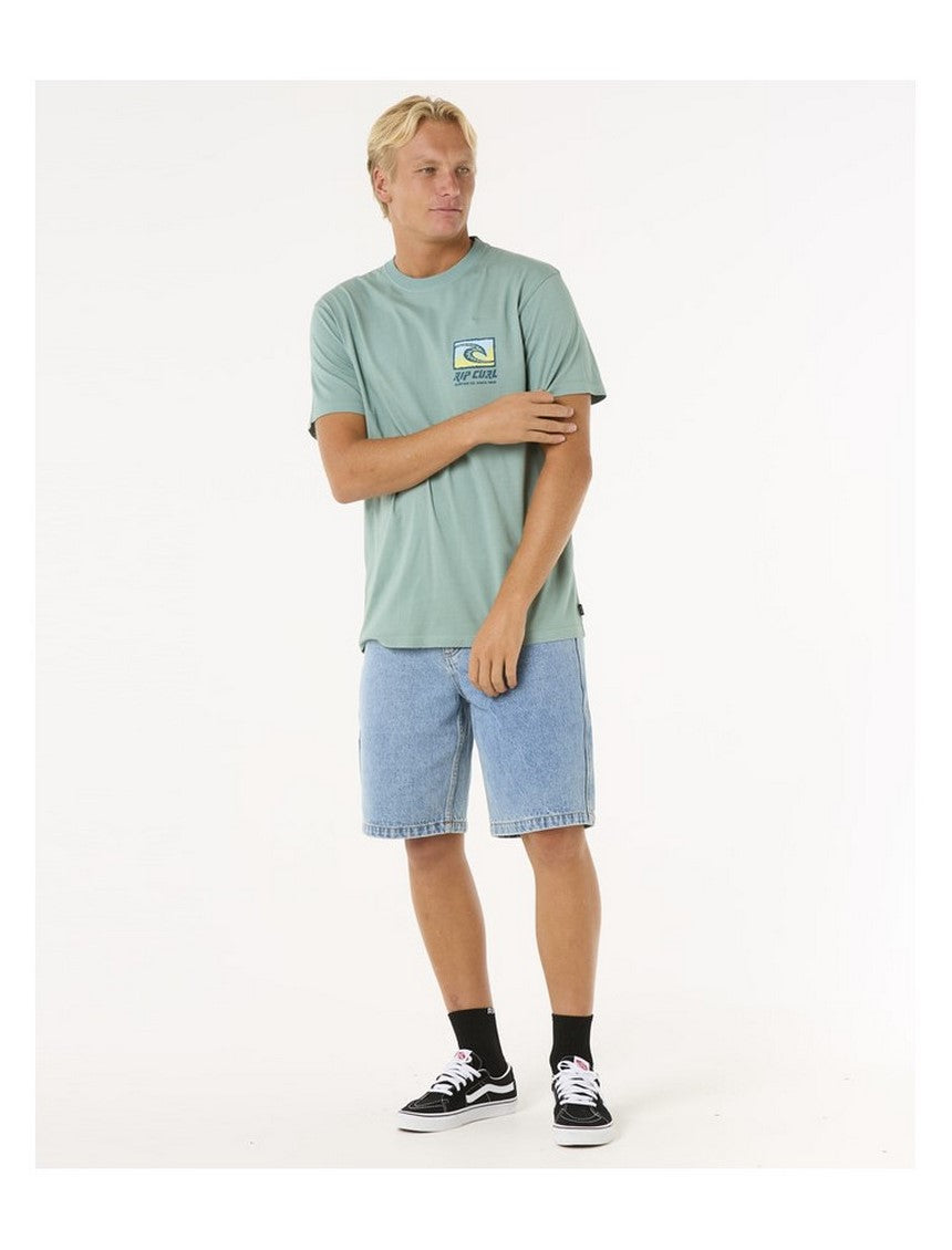 Koszulka RIP CURL Raw Energy Trad Tee niebieski