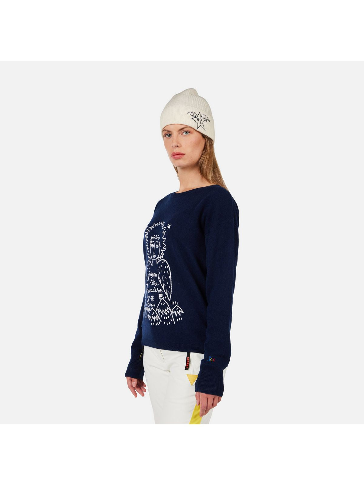 Sweter damski ROSSIGNOL W JCC SIGNAL RN niebieski