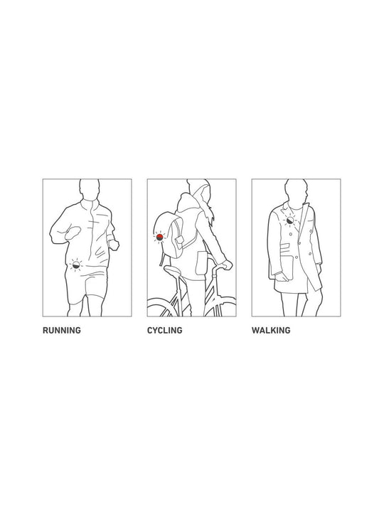 Lampka rowerowa BOOKMAN Eclipse niebieski
