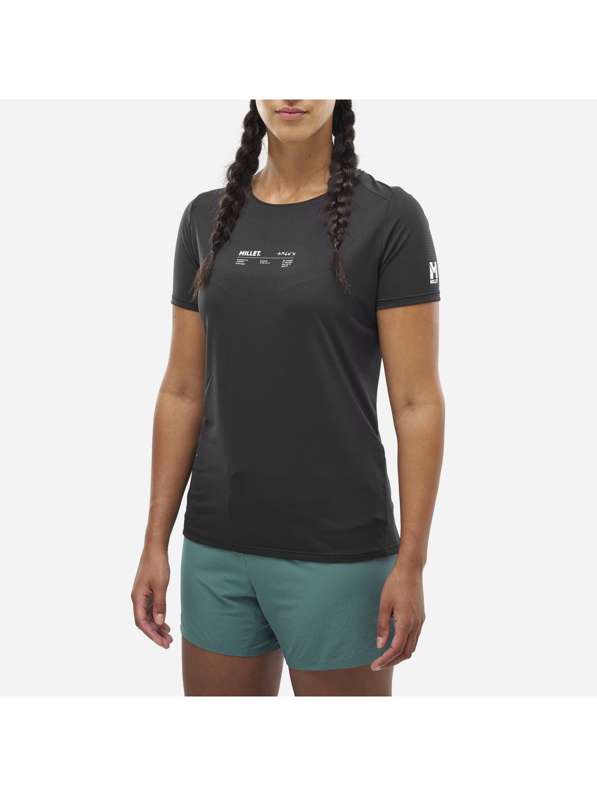 Koszulka MILLET INTENSE ESSENTIAL TS SS W czarny - Adventure Sports