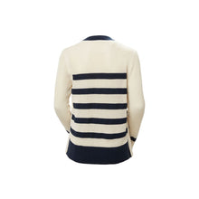 Sweter Damski Z granatowymi Pasami HELLY HANSEN W Salt Knit Sweater Kremowy
