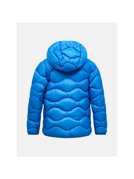 Kurtka PEAK PERFORMANCE Helium Down Hood Jacket Junior niebieski
