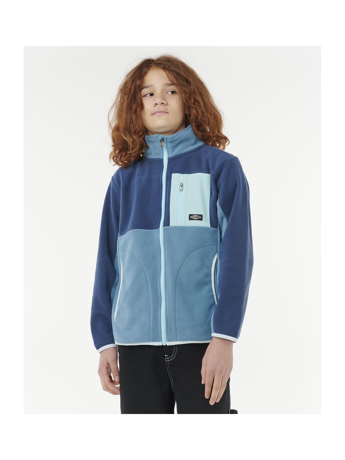 Bluza RIP CURL RAW ENERGY BLOCK FLEECE - BOY niebieska