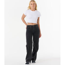 Spodnie RIP CURL AGGIE RELAXED JEANS czarne
