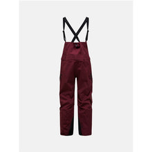 Spodnie narciarskie damskie PEAK PERFORMANCE Ridge Ace HIPE ACE 3L Shell Bib Pants bordowe
