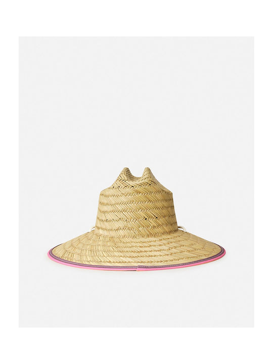 Kapelusz RIP CURL Mixed Straw Sun Hat-Girl różowy
