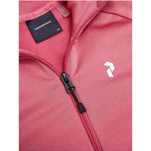 Bluza juniorska PEAK PERFORMANCE Rider Essentials Midlayer Zip Hood różowa
