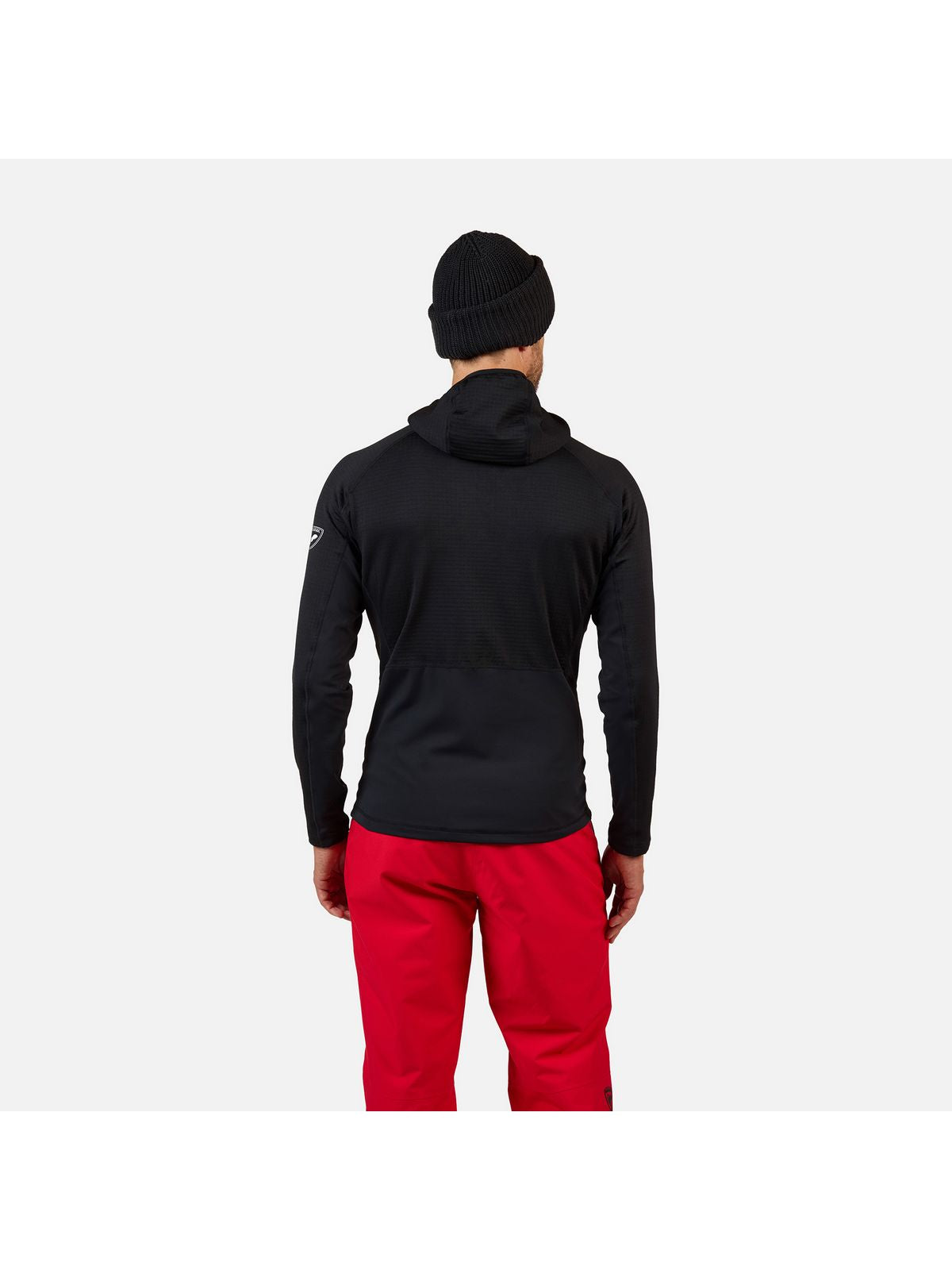 Bluza męska męska ROSSIGNOL BLACKSIDE MIX FZH FLEECE czarna