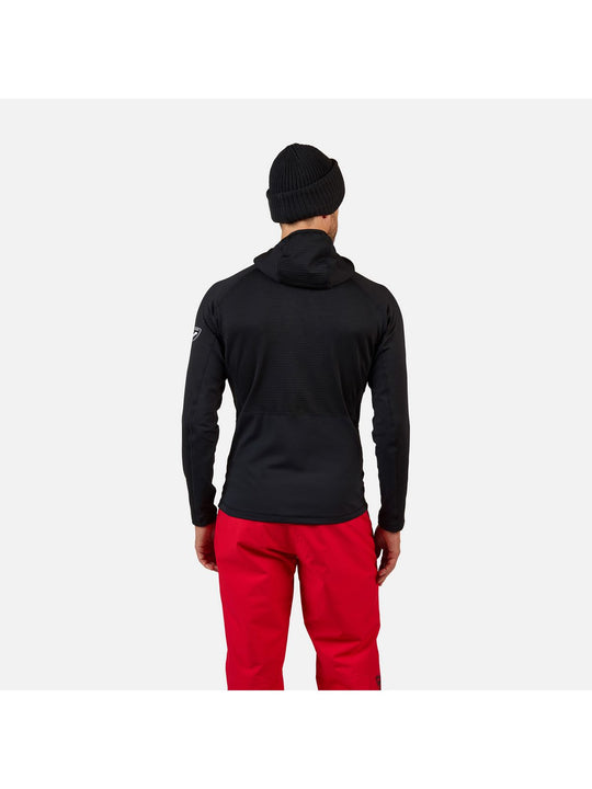 Bluza męska męska ROSSIGNOL BLACKSIDE MIX FZH FLEECE czarna
