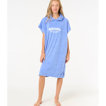 Ponczo plażowe dziewczęce RIP CURL Classic Surf Hooded Towel-Girl niebieskie
