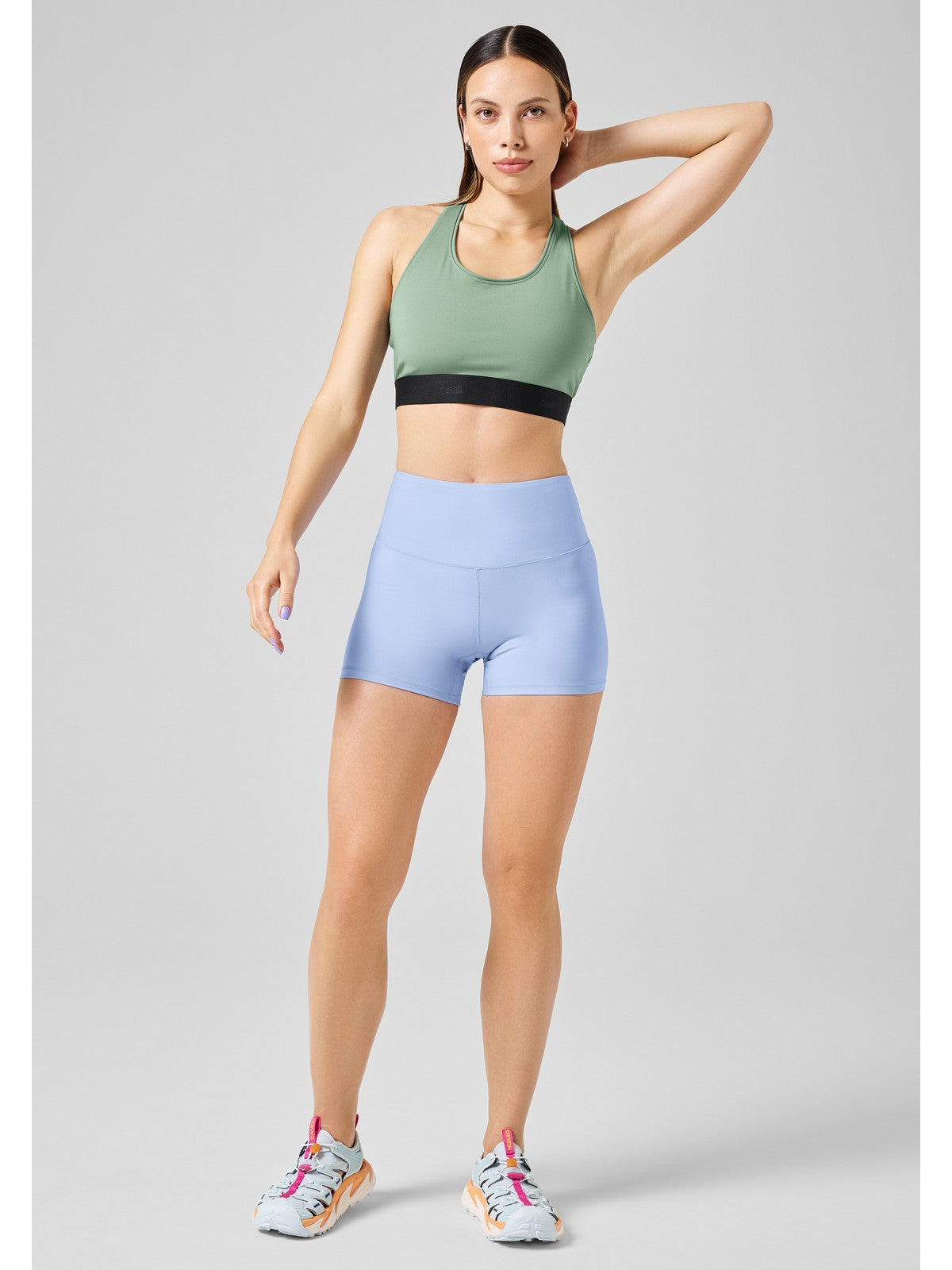 Legginsy CASALL Ultra High Waist Hot Pant niebieski