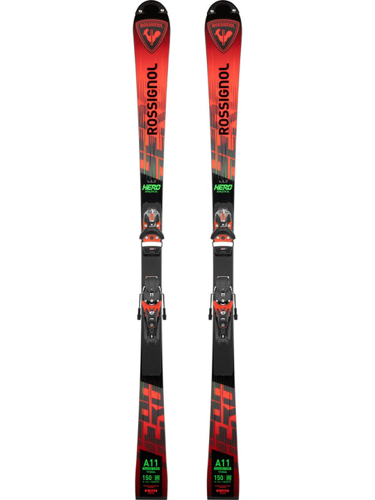 Narty ROSSIGNOL HERO Athlete SL 150 R22 + wiązania LOOK  SPX12 Rockerace
