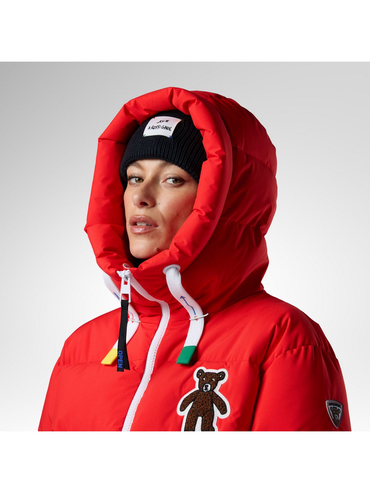 Kurtka narciarska damska ROSSIGNOL W Jcc Allsnow Down Ski Jacket czerwona
