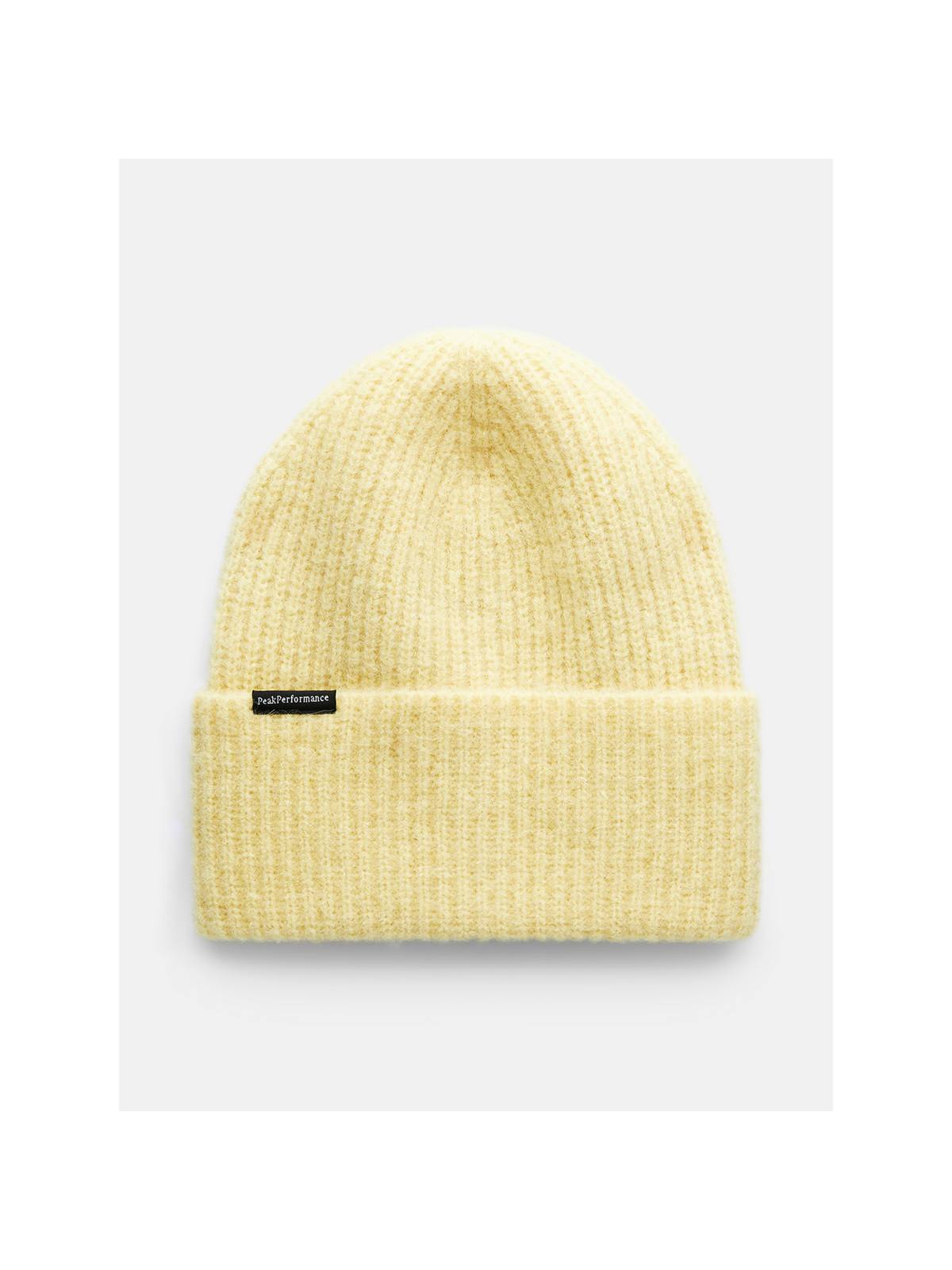 Czapka PEAK PERFORMANCE Woolblend Hat żółta