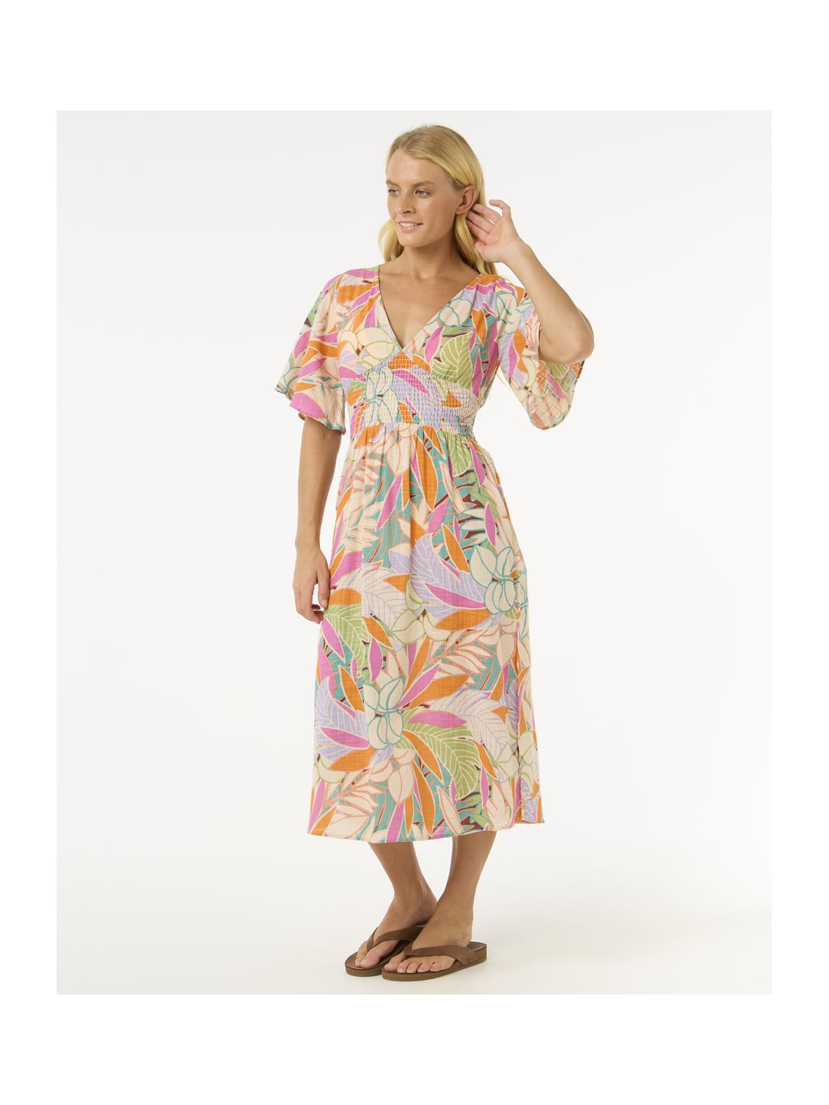 Sukienka RIP CURL Cala Vadella Midi Dress