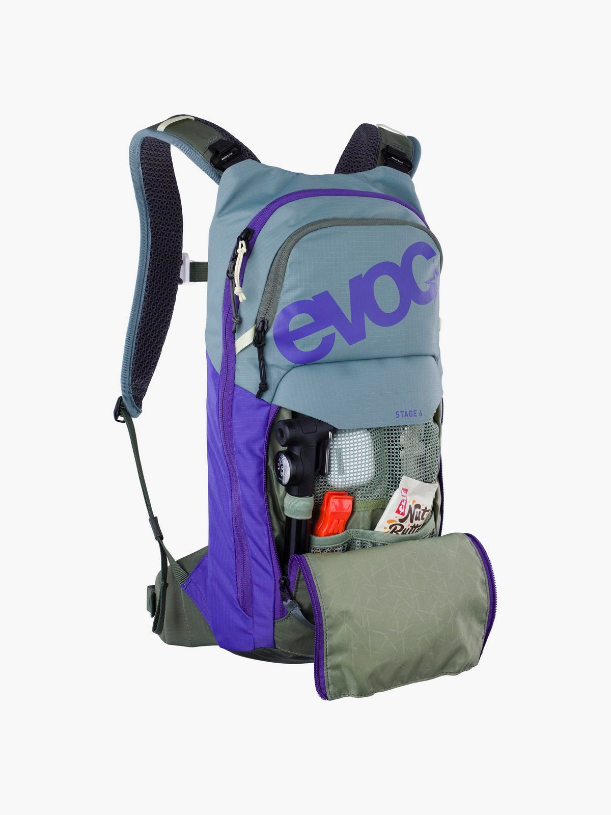 Plecak z bukłakiem EVOC Stage 6 + Hydration Bladder 2 steel violet dark olive