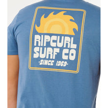 Koszulka męska RIP CURL Pacific Rinse Sunrise Tee niebieska
