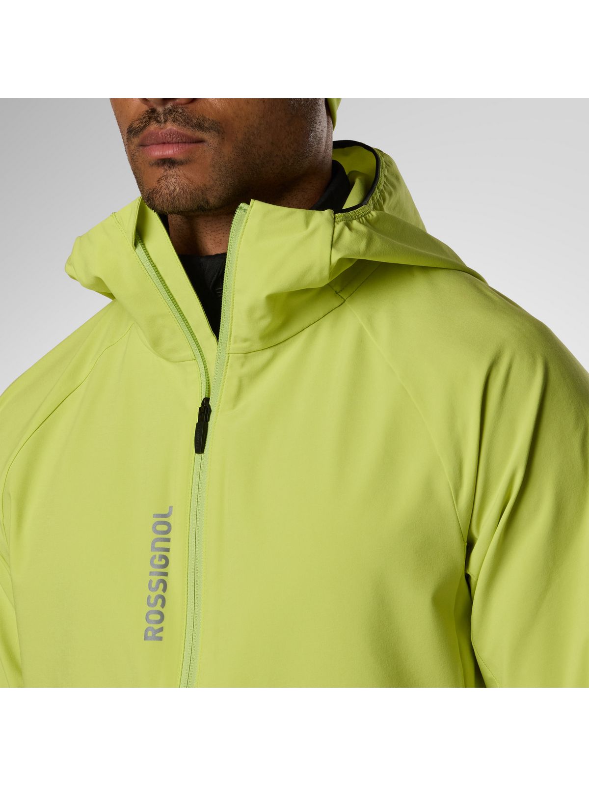 Kurtka męska ROSSIGNOL M Venon Wind Hoodie Jacket żółta