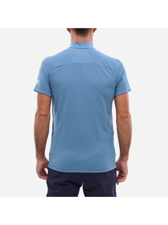 Koszulka MILLET KAMET TS ZIP SS M niebieski - Adventure Sports
