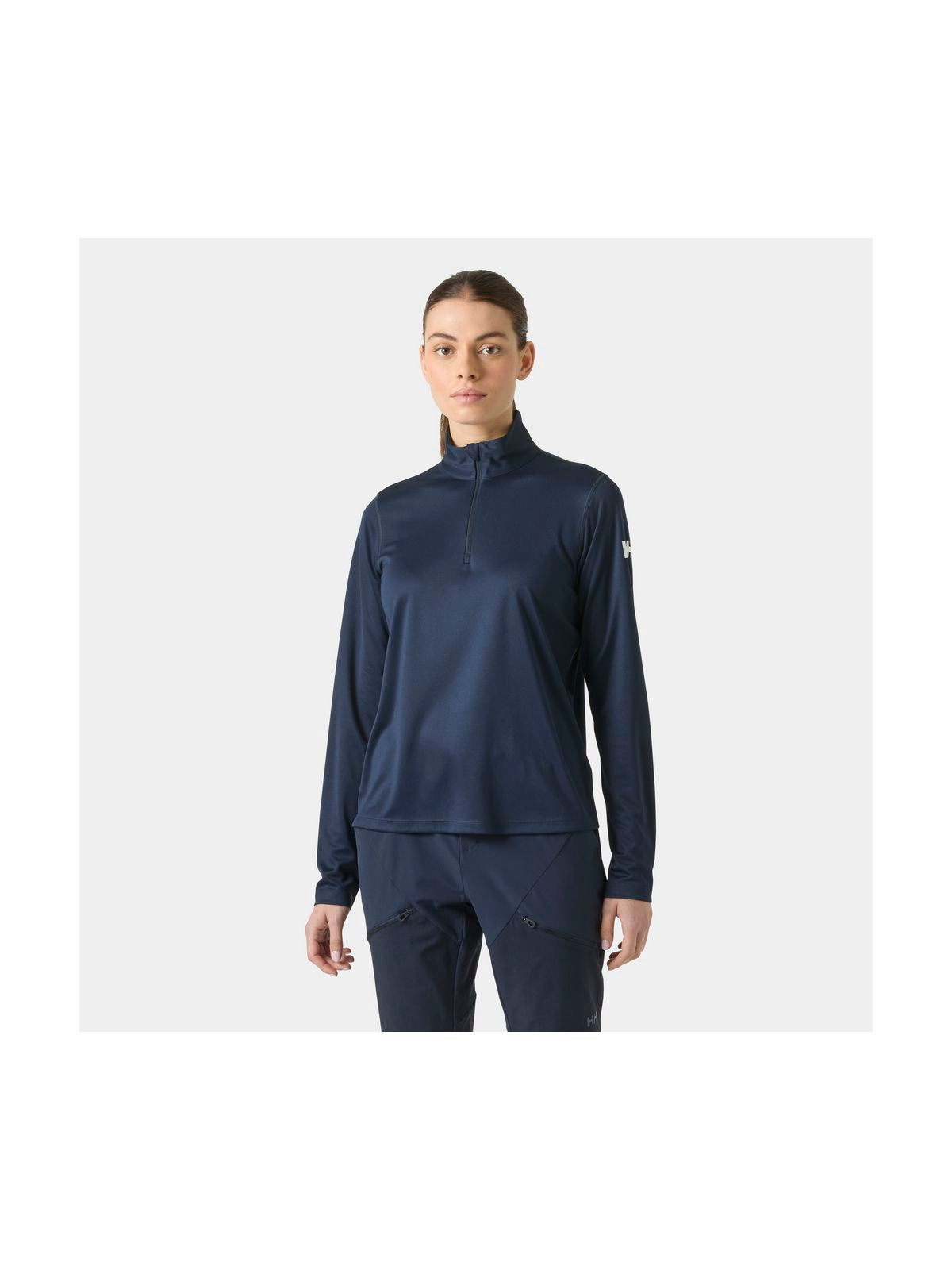 Bielizna termiczna damska HELLY HANSEN W HH TECH 1/2 ZIP granatowa