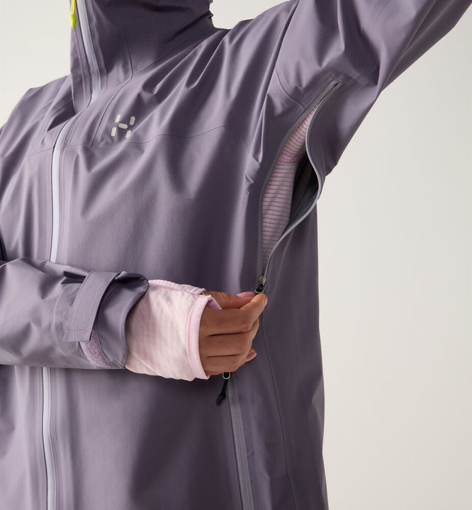 Kurtka HAGLÖFS L.I.M Airak GTX Jacket Women purple fog
