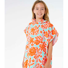 Ponczo dziewczęce RIP CURL Mixed Cotton Hooded Towel-Girl czerwone
