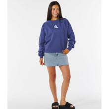 Bluza RIP CURL LUXE SURF RAGLAN RELAXED CREW granatowa
