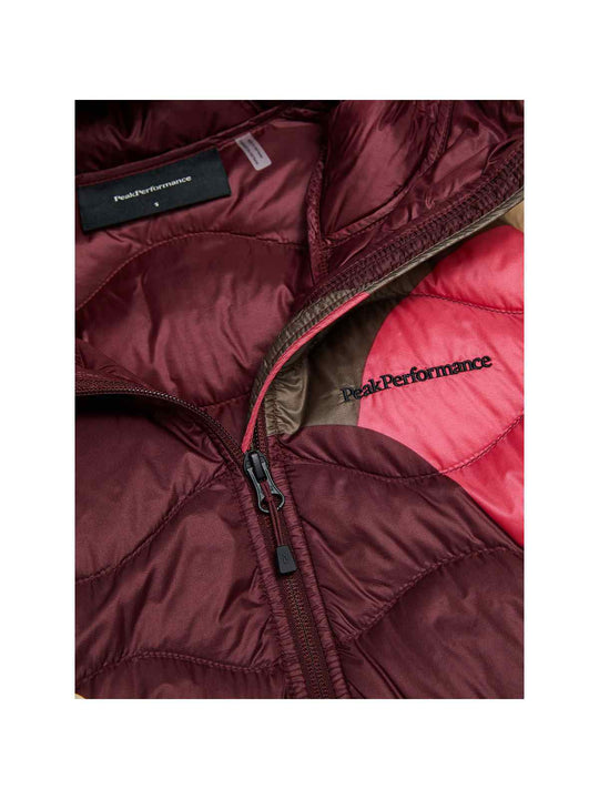 Kurtka damska PEAK PERFORMANCE Helium AOP Down Hood Jacket Multicolor
