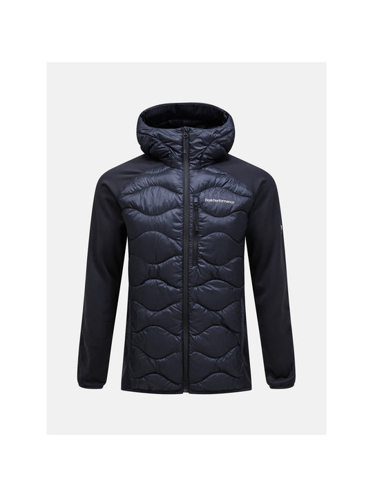 Kurtka puchowa męska Peak Performance M Helium Down Hybrid Hood czarny
