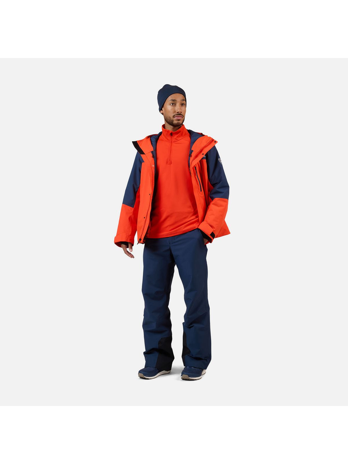 Bluza męska ROSSIGNOL MID LAYER STRETCH HZ pomarańczowa