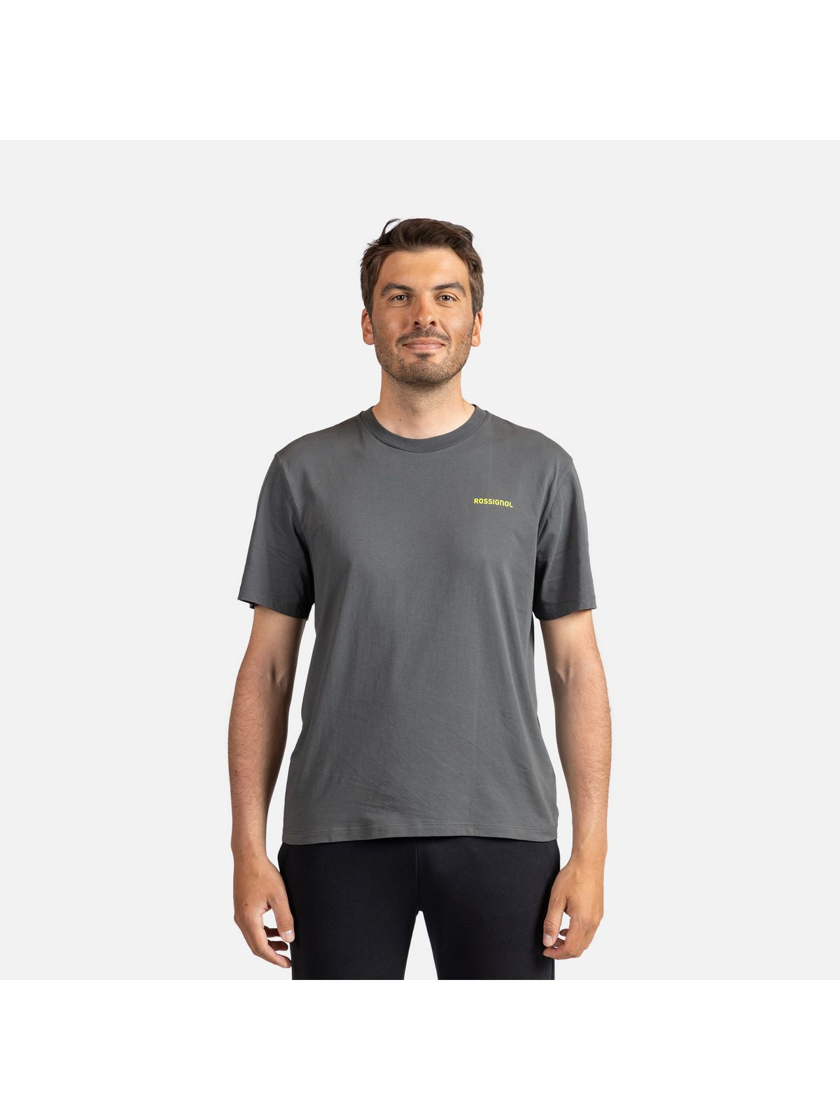 Koszulka męska ROSSIGNOL Presset Tee szary - Adventure Sports