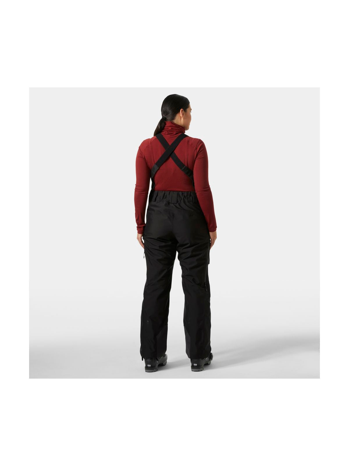Spodnie narciarskie damskie HELLY HANSEN W POWDERQUEEN BIB 2.0 PANT czarne