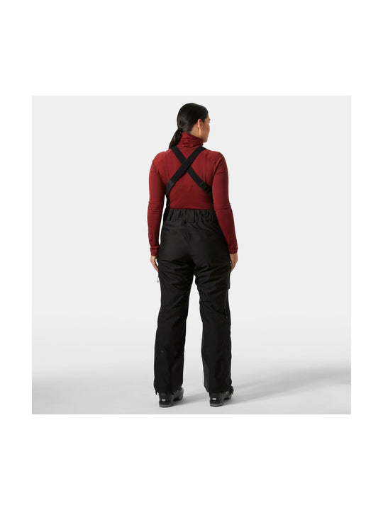 Spodnie narciarskie damskie HELLY HANSEN W POWDERQUEEN BIB 2.0 PANT czarne
