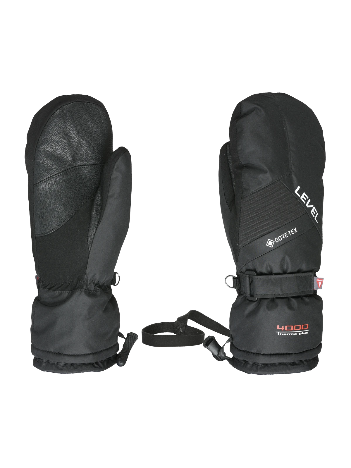 Rękawice narciarskie dla dzieci LEVEL Warmster JR Mitt Gore-Tex Black