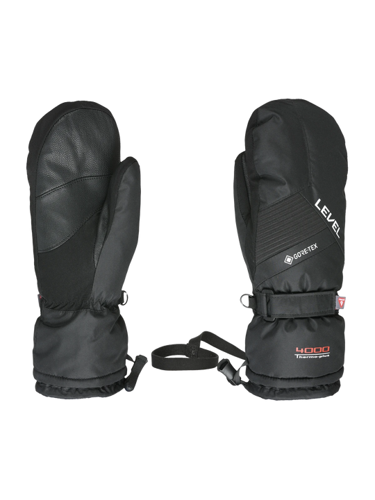 Rękawice narciarskie dla dzieci LEVEL Warmster JR Mitt Gore-Tex Black
