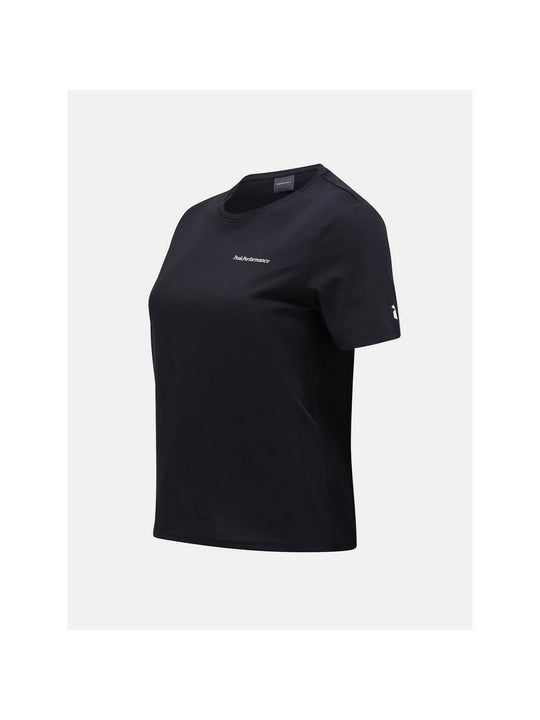 Koszulka damska PEAK PERFORMANCE Explore Logo Tee czarna
