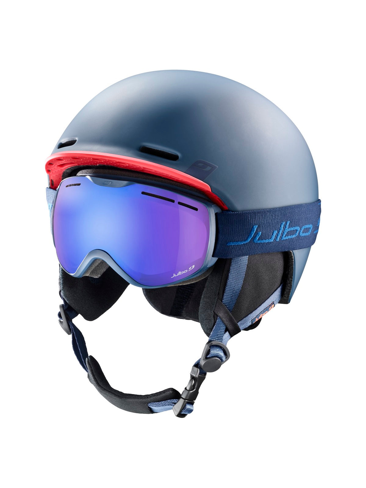 Gogle narciarskie JULBO FUSION niebieskie Cat 1-3 hi-contrast - TU - Adventure Sports