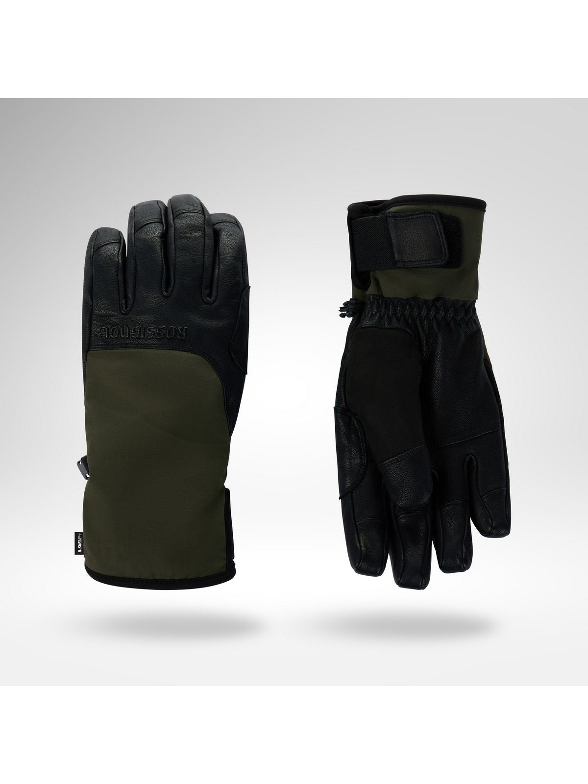 Rękawice narciarskie ROSSIGNOL Type Ski Gloves R-Shell Dry zielone