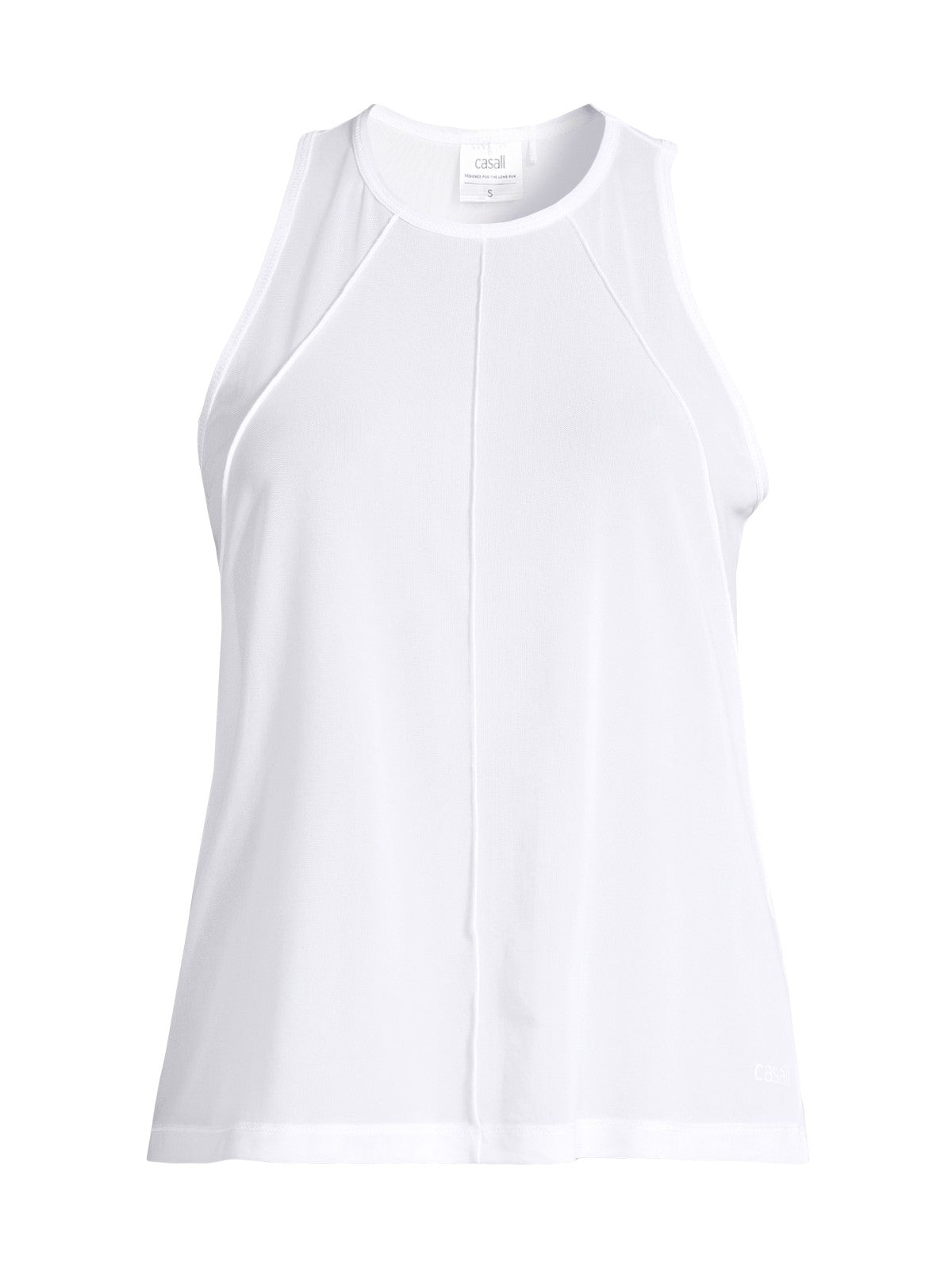 Koszulka treningowa damska CASALL Seam Detail Mesh Tank kolor biały