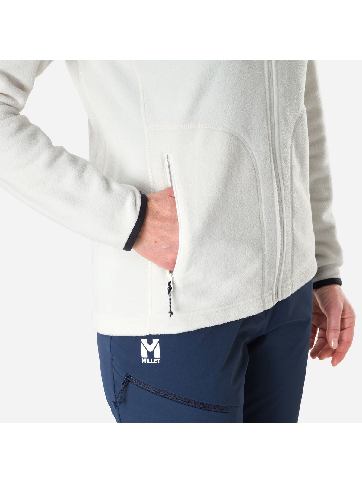 Bluza damska MILLET W Seneca Polar Jkt W biała